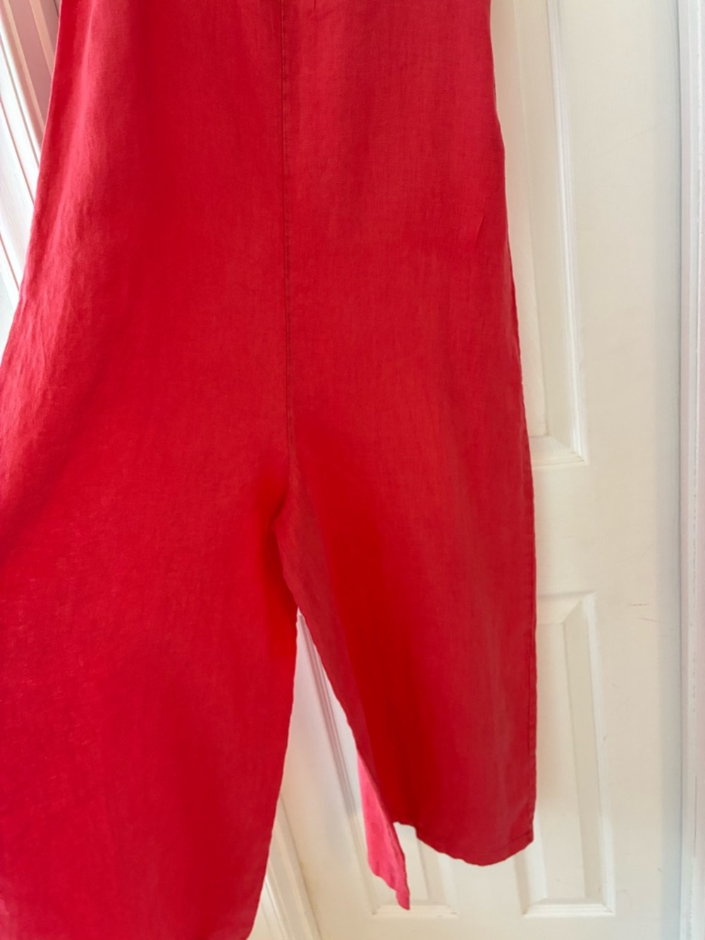 LUNGO L’ARNO Linen Jumpsuit Coral - Picture 4 of 7